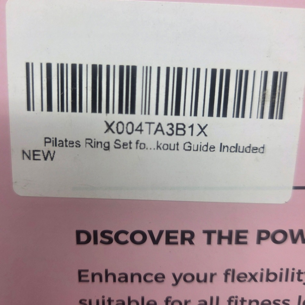 Fuelion Pilates Workout Set Women OS Pink Resistance Bands Ring Ball Kit X00 NWT - Picture 3 of 10